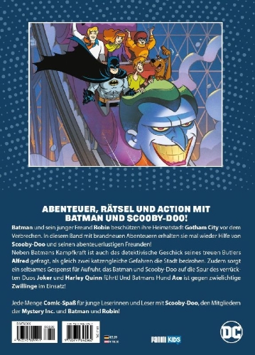 Buchcover und Innenansicht für das Buch: The Batman & Scooby-Doo! Mysteries #3,#7,#8