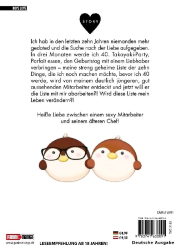 Buchcover und Innenansicht für das Buch: 10 erste Male, bevor ich 40 werde 01