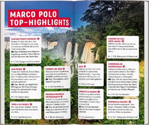 Buchcover und Innenansicht für das Buch: MARCO POLO Reiseführer Argentinien, Buenos Aires