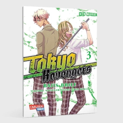 Buchcover und Innenansicht für das Buch: Tokyo Revengers - Baji Keisuke kara no Tegami