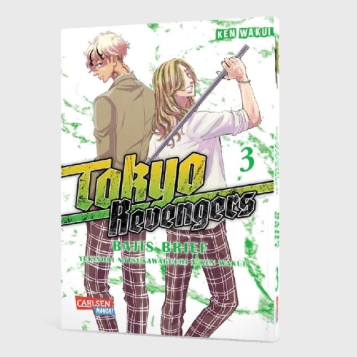 Buchcover und Innenansicht für das Buch: Tokyo Revengers - Baji Keisuke kara no Tegami