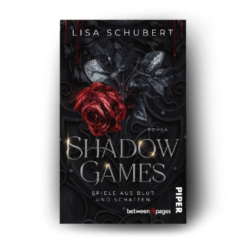 Buchcover und Innenansicht für das Buch: Shadow Games. Spiele aus Blut und Schatten