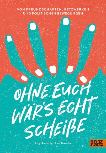 Buchcover und Innenansicht für das Buch: Ohne euch wär's echt scheiße