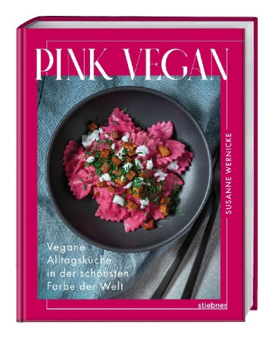 Buchcover und Innenansicht für das Buch: Pink vegan