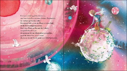 Buchcover und Innenansicht für das Buch: The Little Prince