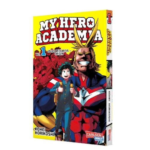 Buchcover und Innenansicht für das Buch: Boku no Hero Academia