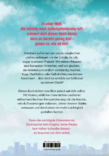 Buchcover und Innenansicht für das Buch: Scheiß auf Yoga!