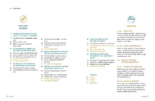 Buchcover und Innenansicht für das Buch: Gamechanger Protein