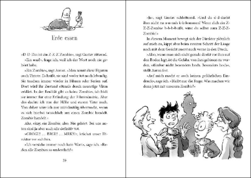 Buchcover und Innenansicht für das Buch: Luzifer junior (Band 12) - Zombie-Alarm