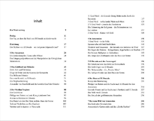 Buchcover und Innenansicht für das Buch: El Dorado