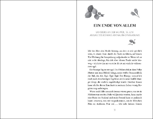 Buchcover und Innenansicht für das Buch: Alles, was wir jemals waren (Alles-Trilogie, Band 3)