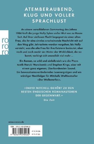 Buchcover und Innenansicht für das Buch: The Bone Clocks