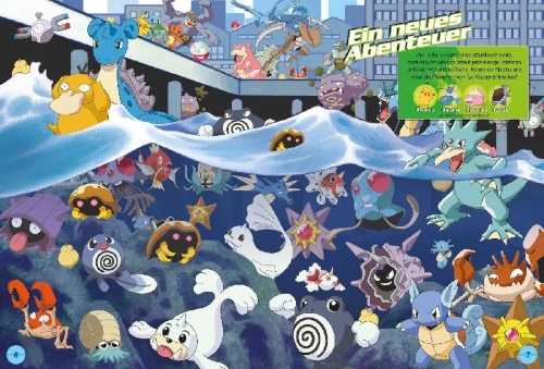Buchcover und Innenansicht für das Buch: Pokémon: Wo ist Pikachu?