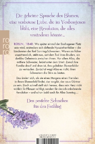 Buchcover und Innenansicht für das Buch: Hyazinthenschwestern