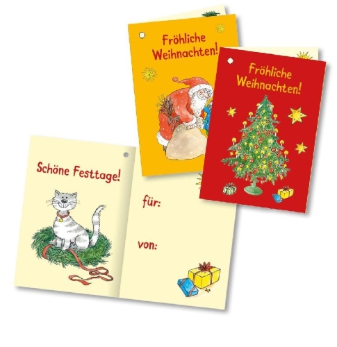 Buchcover und Innenansicht für das Buch: LESEMAUS 58: Conni feiert Weihnachten