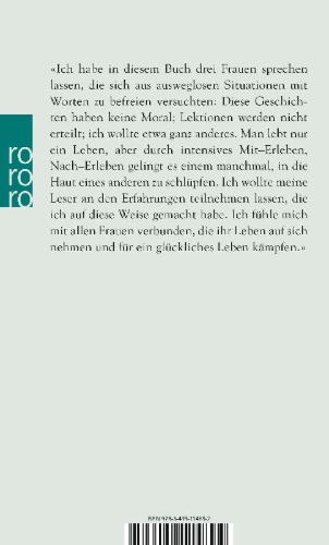 Buchcover und Innenansicht für das Buch: Eine gebrochene Frau