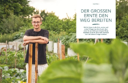 Buchcover und Innenansicht für das Buch: Mehr Power für dein Gemüse