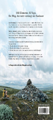 Buchcover und Innenansicht für das Buch: outdoor Reise - Wandern in Norwegen: Unterwegs auf dem Olavsweg
