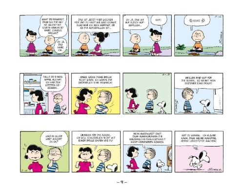 Buchcover und Innenansicht für das Buch: Snoopy und die Peanuts 2: Nicht ohne meine Decke!