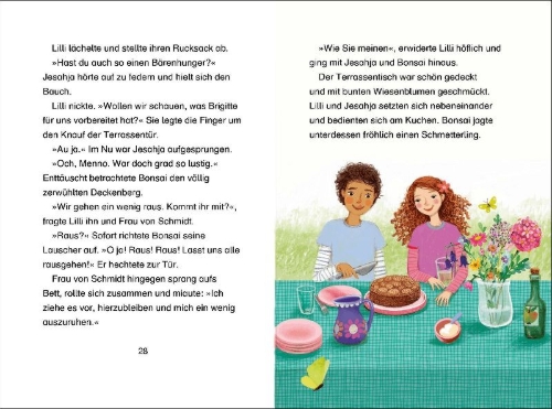 Buchcover und Innenansicht für das Buch: Liliane Susewind - Ein Pony mit Flausen im Kopf