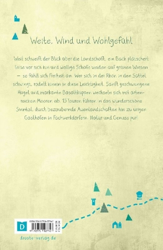 Buchcover und Innenansicht für das Buch: Rhön. Radeln für die Seele