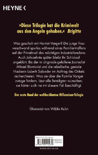 Buchcover und Innenansicht für das Buch: Män Som Hatar Kvinnor (Millennium 1)