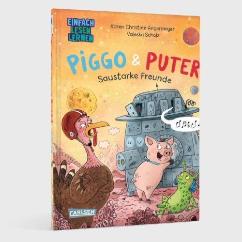 Buchcover und Innenansicht für das Buch: Piggo und Puter: Saustarke Freunde