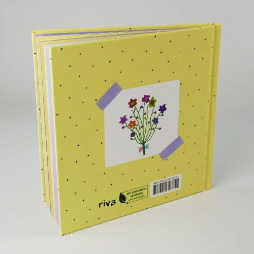 Buchcover und Innenansicht für das Buch: Häpibösdei. Ich hab dich gans arg lieb!
