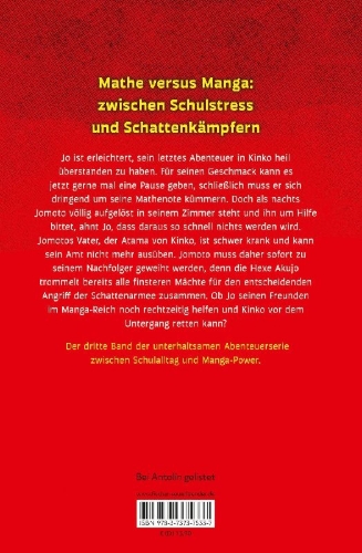 Buchcover und Innenansicht für das Buch: Jo & Jomoto - Akujos Rache