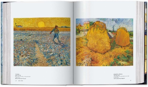 Buchcover und Innenansicht für das Buch: Van Gogh. Sämtliche Gemälde