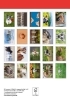 Buchcover und Innenansicht für das Buch: Postkartenblock Lustige Tiere