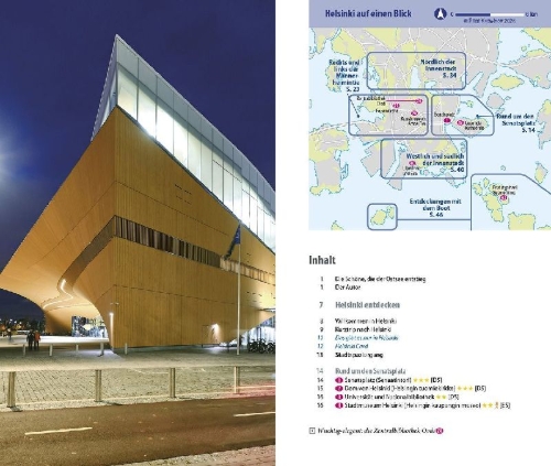 Buchcover und Innenansicht für das Buch: Reise Know-How CityTrip Helsinki