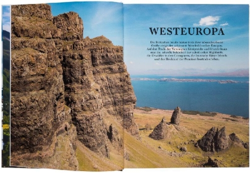 Buchcover und Innenansicht für das Buch: Wanderlust Europa