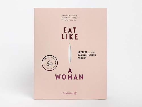 Buchcover und Innenansicht für das Buch: Eat like a Woman