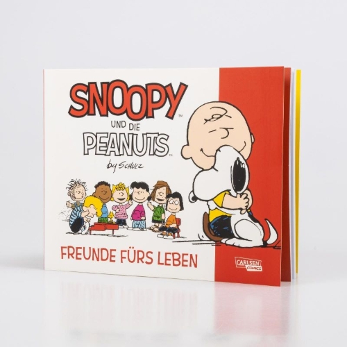 Buchcover und Innenansicht für das Buch: Snoopy und die Peanuts 1: Freunde fürs Leben