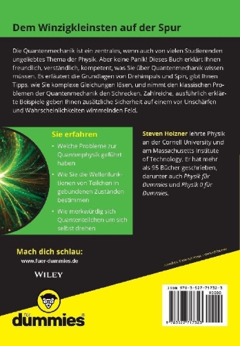 Buchcover und Innenansicht für das Buch: Quantenmechanik für Dummies