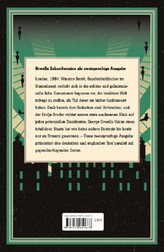 Buchcover und Innenansicht für das Buch: 1984