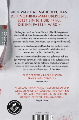 Buchcover und Innenansicht für das Buch: The Nothing Man