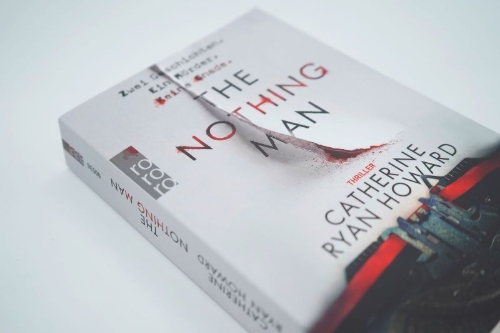 Buchcover und Innenansicht für das Buch: The Nothing Man