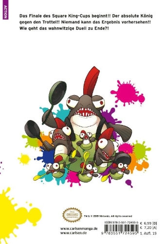 Buchcover und Innenansicht für das Buch: Splatoon