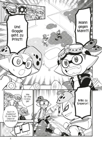 Buchcover und Innenansicht für das Buch: Splatoon