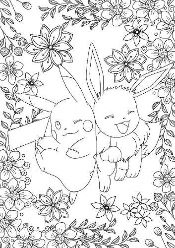 Buchcover und Innenansicht für das Buch: Pokémon: Mein großer Kreativblock