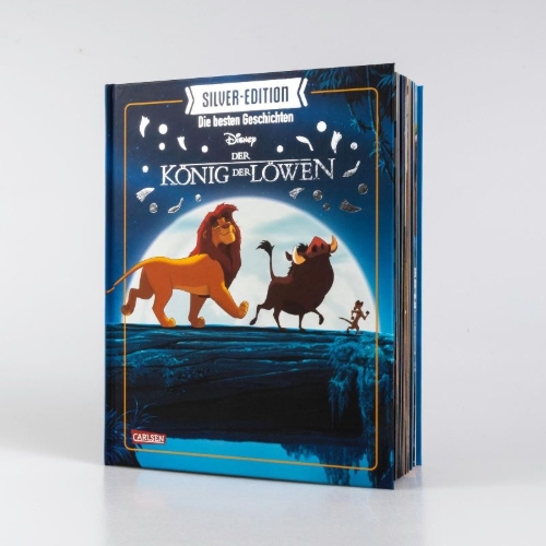 Buchcover und Innenansicht für das Buch: Disney Silver-Edition: Das große Buch mit den besten Geschichten - König der Löwen