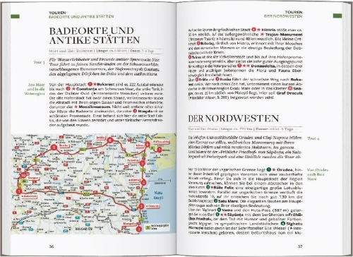 Buchcover und Innenansicht für das Buch: Baedeker Reiseführer Rumänien
