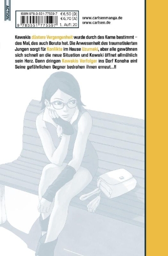Buchcover und Innenansicht für das Buch: Boruto: Naruto next Generations