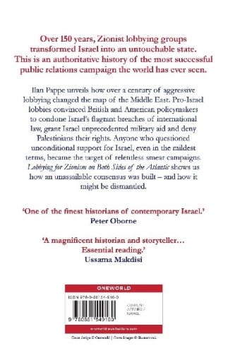 Buchcover und Innenansicht für das Buch: Lobbying for Zionism on Both Sides of the Atlantic