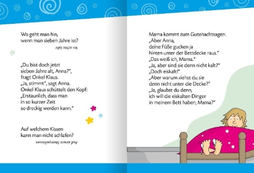 Buchcover und Innenansicht für das Buch: Witzebuch für Erstleser