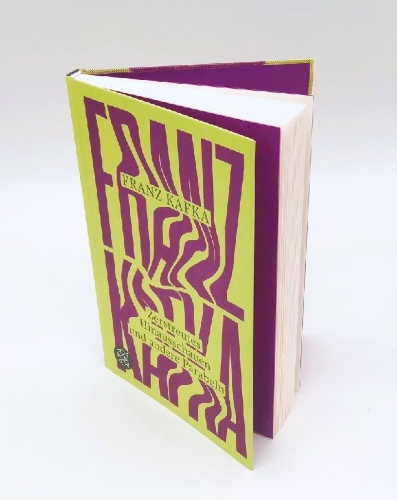 Buchcover und Innenansicht für das Buch: Zerstreutes Hinausschauen und andere Parabeln