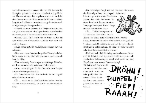 Buchcover und Innenansicht für das Buch: Luzifer junior (Band 8) - Ein Geschenk der Hölle