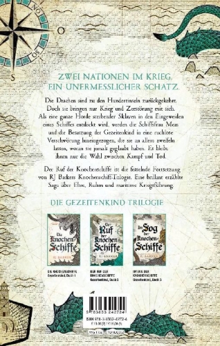 Buchcover und Innenansicht für das Buch: Call of the Bone Ships - The Tide Child Trilogy - Book 2